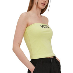Vans Γυναικείο Καλοκαιρινό Crop Top Κίτρινο VN0A53PN-TCY
