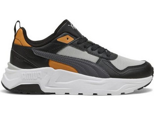 Puma Trinity 2 Παιδικά Sneakers Μαύρα Πορτοκαλί Ανθρακί 403703-15