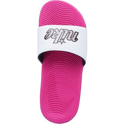 Nike Kawa Γυναικείες Παντόφλες Καλοκαιρινές Αντιολισθητικές Κολυμβητηρίου Λευκές Φούξια DN3970-100