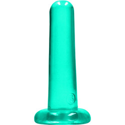 Shots RealRock Dildo με Βεντούζα & Όρχεις 13.5cm Τιρκουάζ