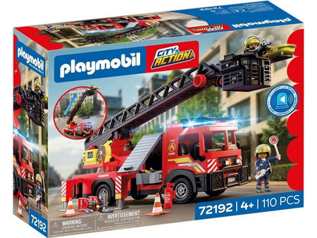 Playmobil City Action Πυροσβεστικό Όχημα με Σκάλα & Καλάθι για 4+ Ετών 72192