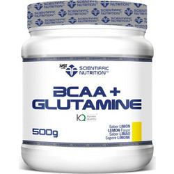 Scientiffic Nutrition BCAA & Glutamine Lemon 500gr