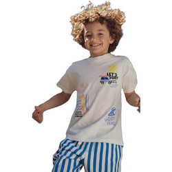 Dpam Let's Surf Παιδικό T-Shirt Κοντομάνικο Λευκό ZOSOLTI1