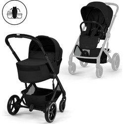 Cybex Balios S Lux Καρότσι Μωρού 2 σε 1 Moon Black 526001677