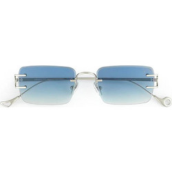 Eyepetizer DILLINGER/C.1-26/52 Γυναικεία Γυαλιά Ηλίου Τετράγωνα Μεταλλικά Ασημί με Μπλε Φακό