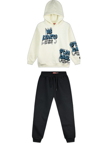 Energiers Παιδικό Σετ Φόρμας Μπεζ Navy Μπλε 13-126040-0
