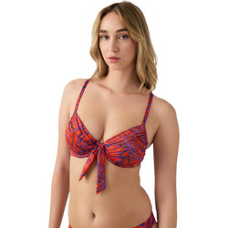 Minerva Amira Bikini Top Animal Print Φούξια Μωβ 90-9666D