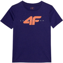 4F Παιδικό T-Shirt Κοντομάνικο Navy Μπλε Κοραλί 4FJWSS24TTSHM1113-31S