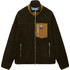 Superdry Ανδρική Ζακέτα Fleece με Φερμουάρ Καφέ M2014575A-M8I