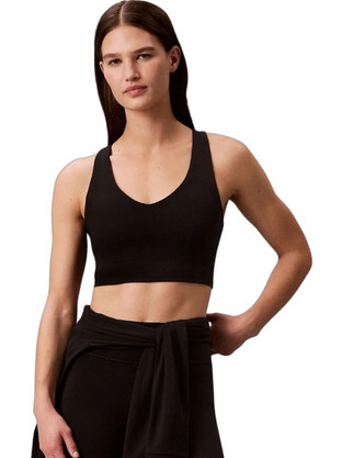 Calvin Klein Αθλητικό Μπουστάκι με Μέτρια Στήριξη Μαύρο LVGWS6K348-UB1