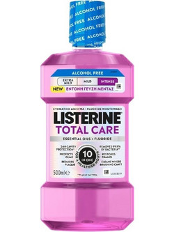 Listerine Total Care Intense Alcohol Free Στοματικό Διάλυμα κατά της Πλάκας 500ml