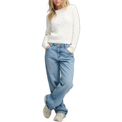 Superdry Γυναικεία Πλεκτή Μπλούζα Λευκή W6110801A-39E
