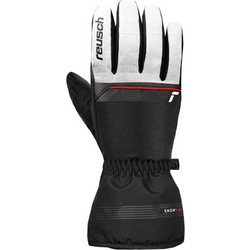 Reusch King Ανδρικά Γάντια Σκι & Snowboard Λευκά Μαύρα 6401198-1120