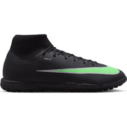 Nike Mercurial Superfly 11 Academy TF IO1494-001 Ποδοσφαιρικά Παπούτσια με Σχάρα και Καλτσάκι Μαύρα Lime