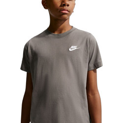 Nike Παιδικό T-Shirt Κοντομάνικο Γκρι Καφέ FZ5177-289