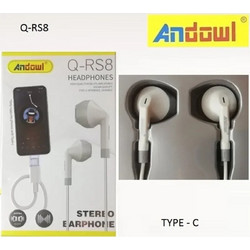 Andowl Q-RS8 Handsfree In-Ear Type-C White