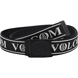 Volcom Ανδρική Ζώνη Υφασμάτινη Μαύρη D5932400-BLK