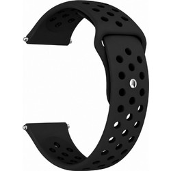 Hoco WH25 Λουράκι Σιλικόνης Black (Universal 22mm)