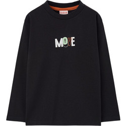 Boboli Παιδικό T-Shirt Μακρυμάνικο Μαύρο 694100-890
