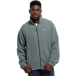Columbia Ανδρική Ζακέτα Fleece με Φερμουάρ Πετρόλ 2176101-342