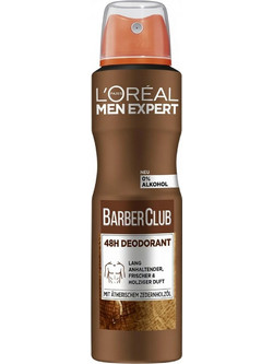 L'Oreal Men Expert Barber Club Ανδρικό Αποσμητικό Spray 96h 150ml