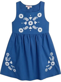 Dpam Mediterranean Παιδικό Φόρεμα Royal Blue ZASOLROB3