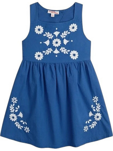 Dpam Mediterranean Παιδικό Φόρεμα Royal Blue ZASOLROB3