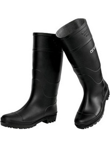 Dingqi IB10506 Γαλότσες Εργασίας Γονάτου Μαύρες