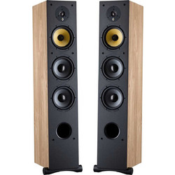 Davis Ariane-7 Ζεύγος Ηχείων Hi-Fi Δαπέδου 180W 3 Δρόμων Oak