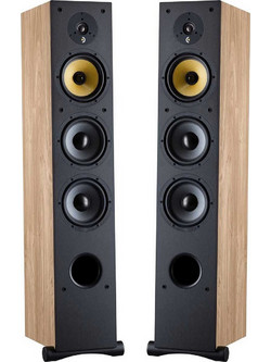 Davis Ariane-7 Ζεύγος Ηχείων Hi-Fi Δαπέδου 180W 3 Δρόμων Oak