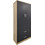 Klikareto Δίφυλλη Ντουλάπα Ρούχων Real Ανθρακί 80x42x180cm 001-00588