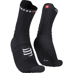 Compressport V4.0 Trail Ανδρικές Κάλτσες Ψηλές με Σχέδια Μαύρες XU00048B-9900