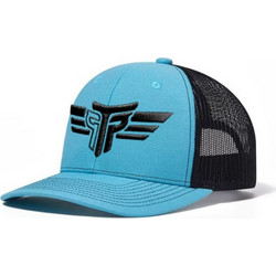 Takeposition Ανδρικό Καπέλο Boater με Δίχτυ Snapback Υφασμάτινο Τιρκουάζ 911-0016-0022
