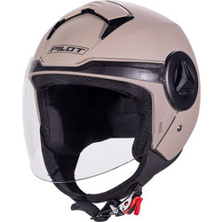 Pilot Helmets Arrow Matt Moka Κράνος Μηχανής Jet 1200gr