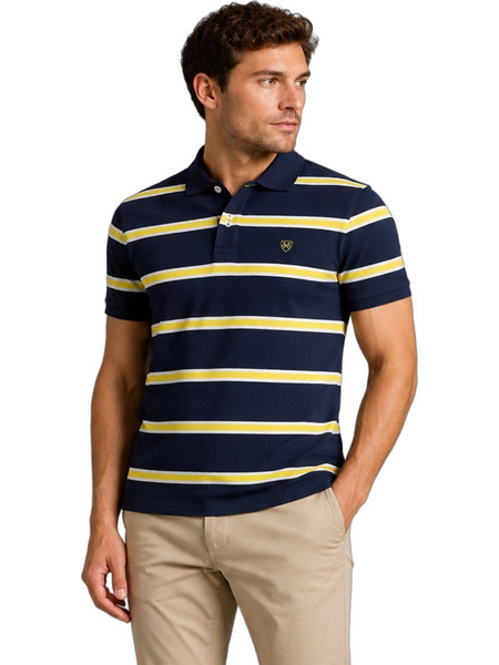 Burberry Ανδρική Μπλούζα Polo Κοντομάνικη Navy Μπλε 2148412757-3092