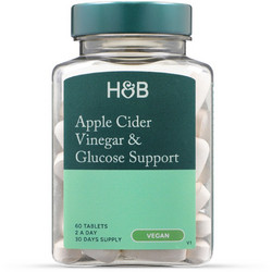 Holland & Barrett Apple Cider Vinegar & Glucose Support 60 Ταμπλέτες