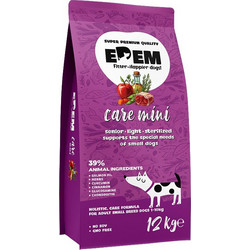 Edem Care Mini Senior, Light & Sterilised with Beef & Pork 12kg