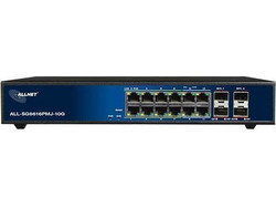 ALLNET ALL-SG8616PMJ-10G Managed L2 Switch με 12 Θύρες Ethernet 1000Mbps και 4 SFP θύρες