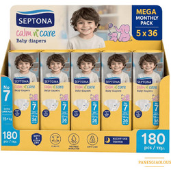 Septona Calm N' Care Monthly Pack Πάνες No7 15+kg 180τμχ