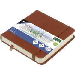 Kangaro Cognac Sketchbook 12x12cm 140gr/m² 160 Κρεμ Φύλλα