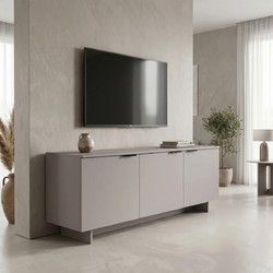 Pakoworld Έπιπλο Τηλεόρασης Ξύλινο Μ150xΠ42xΥ55cm Beldon 230-000277