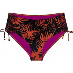 Triumph Summer Palm Maxi Ψηλόμεσο Bikini Slip Μαύρο Φούξια 10227224-M004