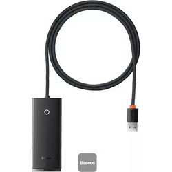 Baseus 08UNI5518 USB Hub 3.0 USB-A με 4 Θύρες USB-A & Εξωτερική Παροχή Ρεύματος
