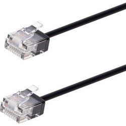 Powertech U/UTP Cat.6a Καλώδιο Δικτύου Ethernet 15m Black CAB-N466