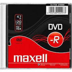 Maxell ΜΑΧ60471 Εγγράψιμο DVD-R 16x 4.7GB