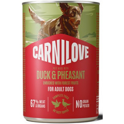 Carnilove Adult Pate Grain Free with Duck & Pheasant 400gr