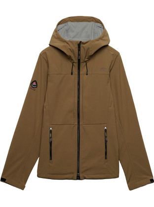 Superdry Ανδρικό Μπουφάν Χειμωνιάτικο Puffer Καφέ M5012327A-I5K