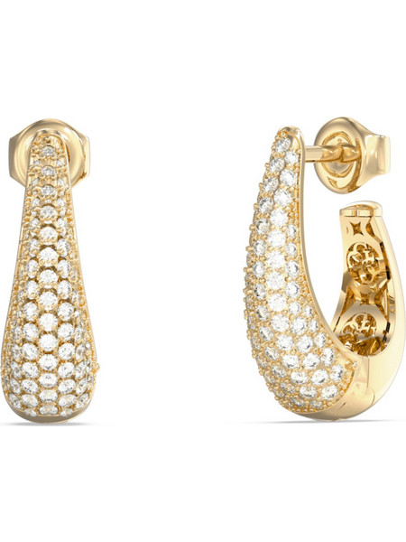 Guess Madison Γυναικεία Σκουλαρίκια Κρίκοι από Ατσάλι Xρυσά UBE06429JWYGT