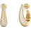Guess Madison Γυναικεία Σκουλαρίκια Κρίκοι από Ατσάλι Xρυσά UBE06429JWYGT
