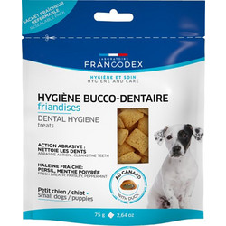 Francodex Dental Snacks Puppies & Small Adults 75gr